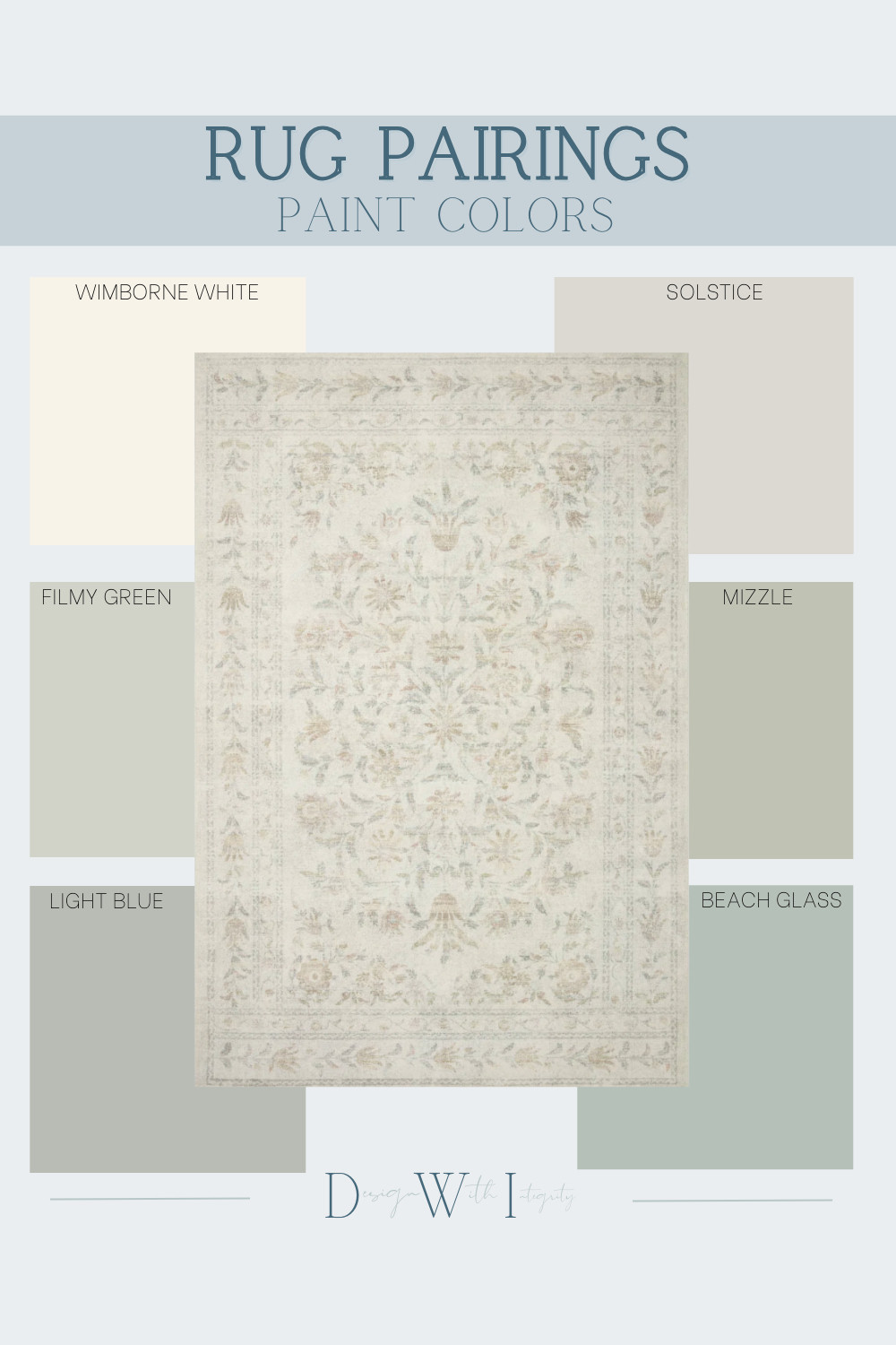 Soft, serene, and timeless—this Rug Pairing features a delicate neutral rug balanced with calming paint color options that create a peaceful foundation for any home. Each hue, from Filmy Green to Wimborne White, complements the rug’s subtle pattern and texture, making it effortless to design a cohesive space.

This pairing is perfect for those who love light, airy interiors that feel relaxed yet refined. Save this post for your next room refresh and shop the look through our LTK.

Which color would you choose for your walls—something soft and subtle or a touch of contrast? Tell us in the comments below.

#interiordesigninspo #ltkhome #shopltk #shopthepost #homedecorinspo #beautifulhomes #designwithintegrity #interiorstyleguide #moodboardinspiration #rugpairings #homedesignideas #timelessdesign #neutralhome #cozyhomevibes #affordablehomedecor #amazonhomefinds #interiordesigntips #homestylingideas #interiorinspiration #designseries #paintcolorideas #rugstyling #classicinteriors #interiordesigncommunity #homeaesthetic 

 #LTKHome