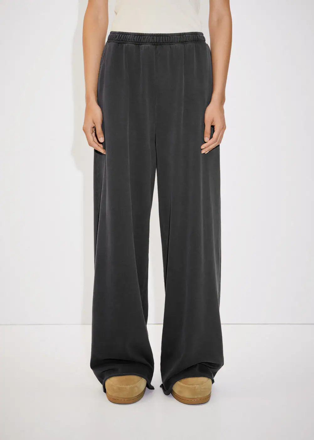 Wideleg-baumwollhose -  Damen | Mango Österreich | MANGO (AT)