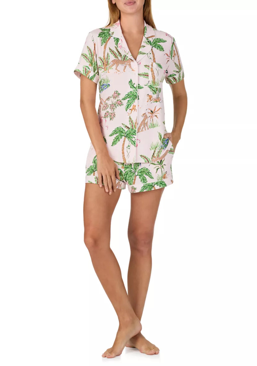 Women's Print Pajama Shorts Set | Belk
