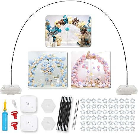 Large Balloon Arch kit with Heavy Base,Great BirthdayChristmasNew Years Eve Party Decorations/Sup... | Amazon (US)