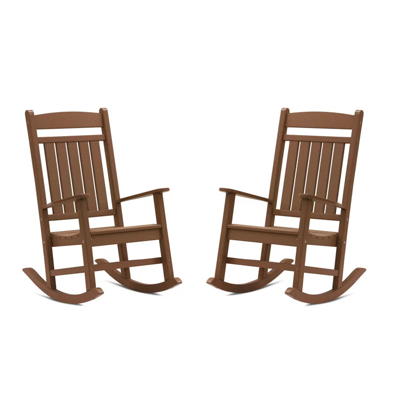 Catelyn Outdoor Rocking Plastic Chair | Wayfair North America