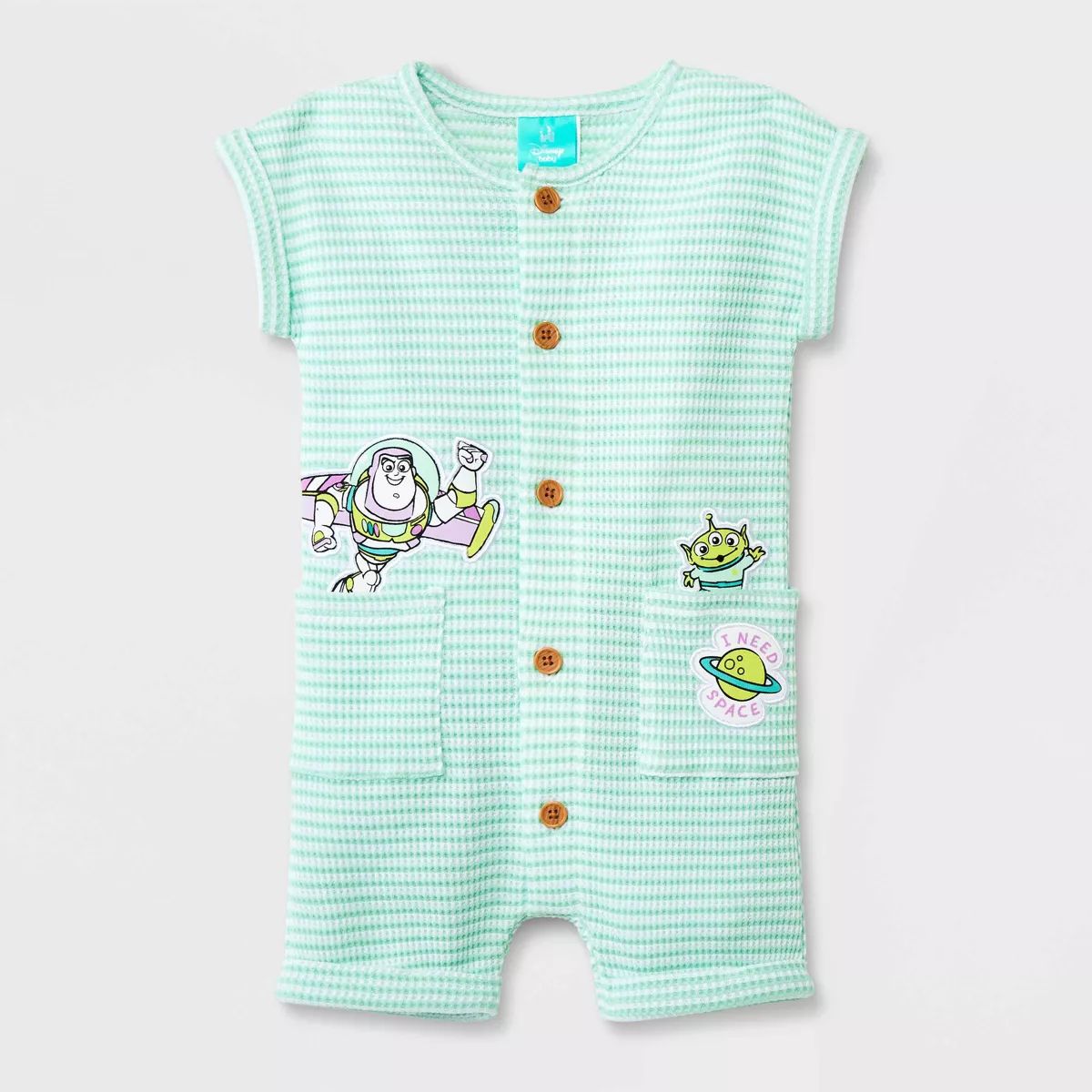 Baby Boys' Disney Toy Story Romper - Green | Target