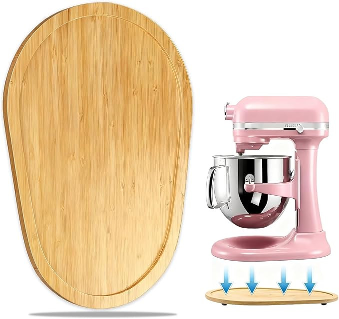 Bamboo Mixer Slider Compatible with KitchenAid 5-8 Qt Bowl Lift Stand Mixer, Appliance Sliding Ma... | Amazon (US)