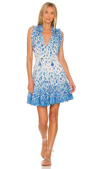 Triny Mini Dress in Blue Petale | Revolve Clothing (Global)