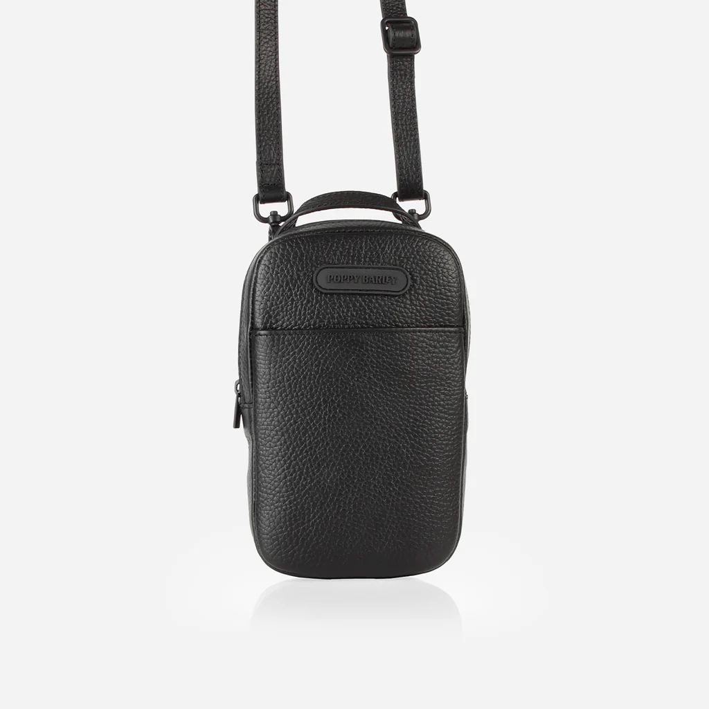 The Phone Bag Black | Poppy Barley