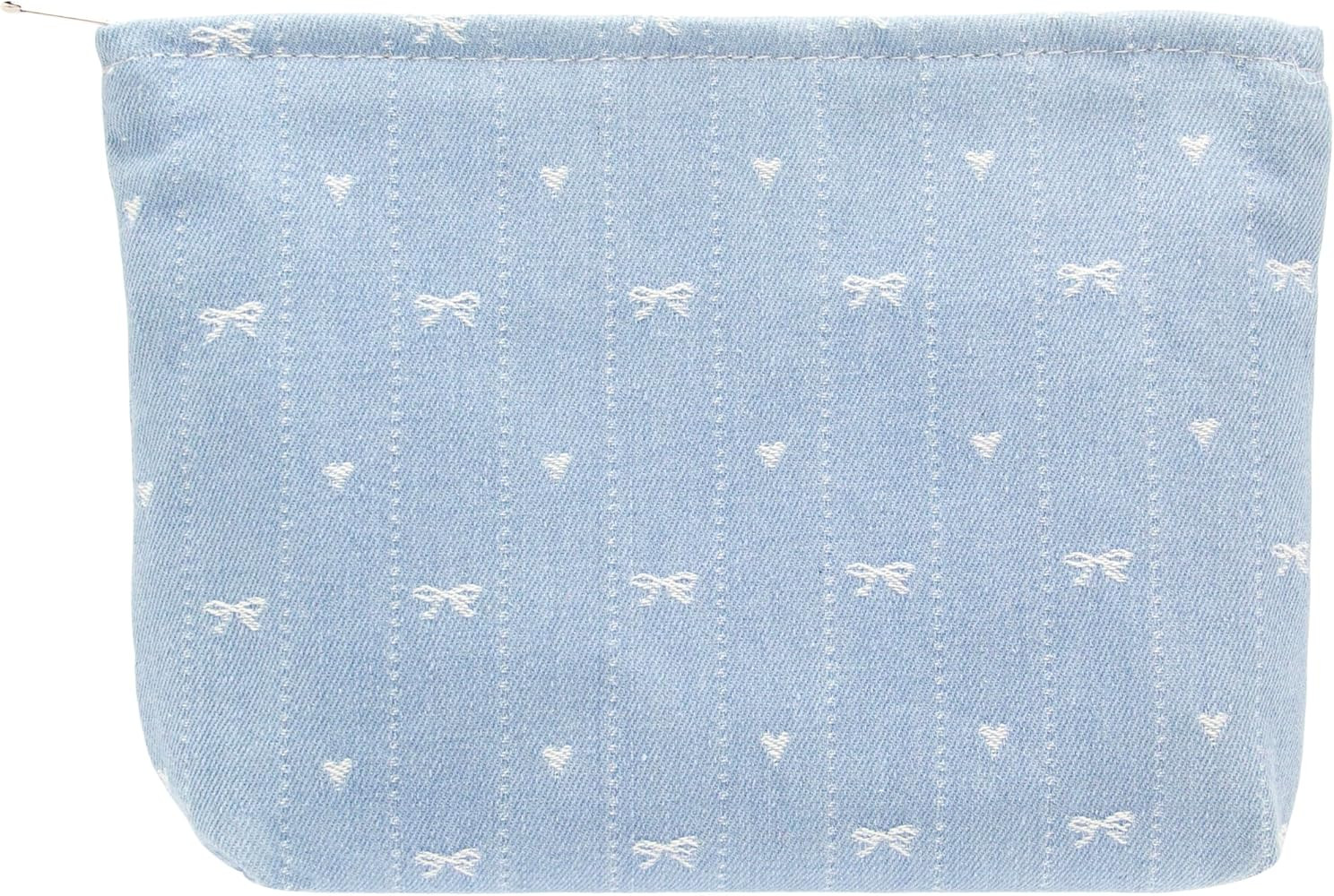 PAZIMIIK Makeup Bag Large Cotton Zipper Pouch for Purse Travel Canvas Make Up Organizer for Women... | Amazon (US)