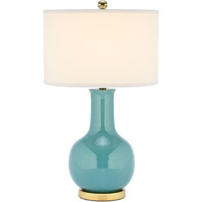 Ceramic Paris Lamp - 27.5" Height - LIT4024 - Light Blue - Safavieh | Target