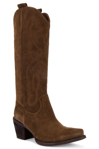 Jeffrey Campbell Rancher-K Boot in Brown Suede from Revolve.com | Revolve Clothing (Global)