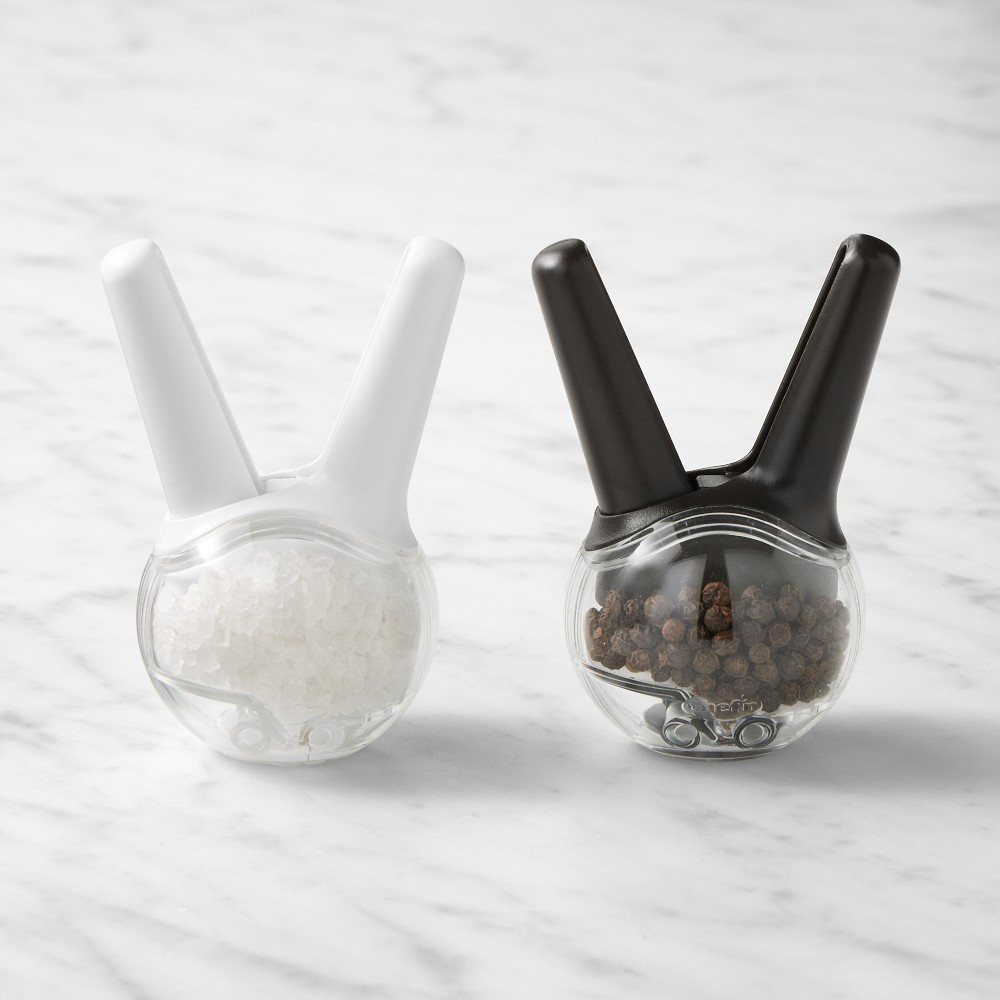 Chef'n Magnetic Mini Salt & Pepper Mills, 4" | Williams-Sonoma