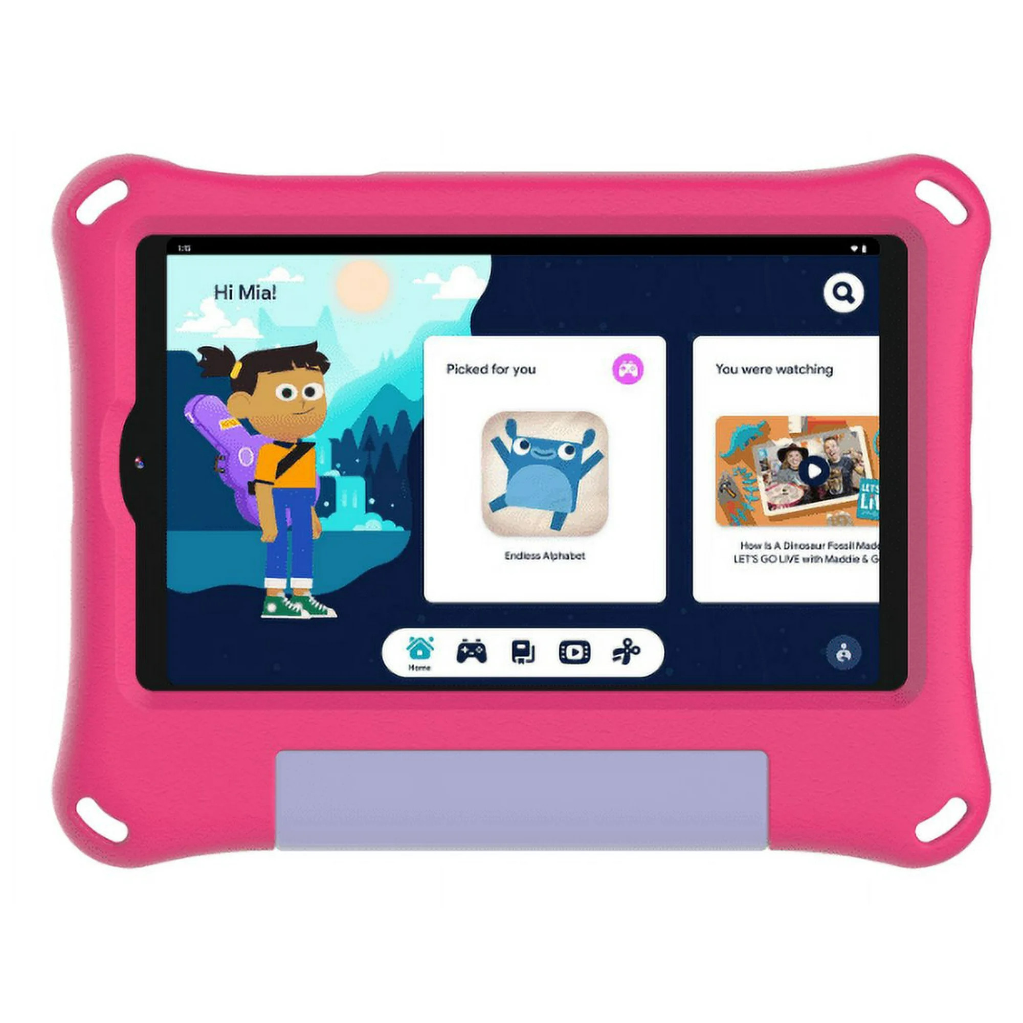 onn. 8" Kids Tablet, 32GB, (2024 Model) - Pink | Walmart (US)
