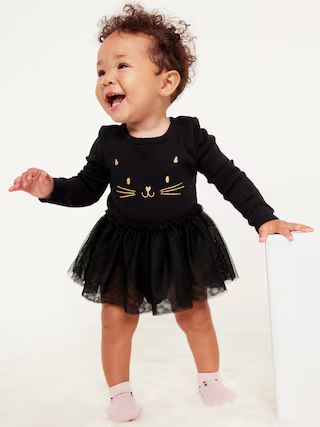 Long-Sleeve Graphic Bodysuit Tutu Dress for Baby | Old Navy (US)