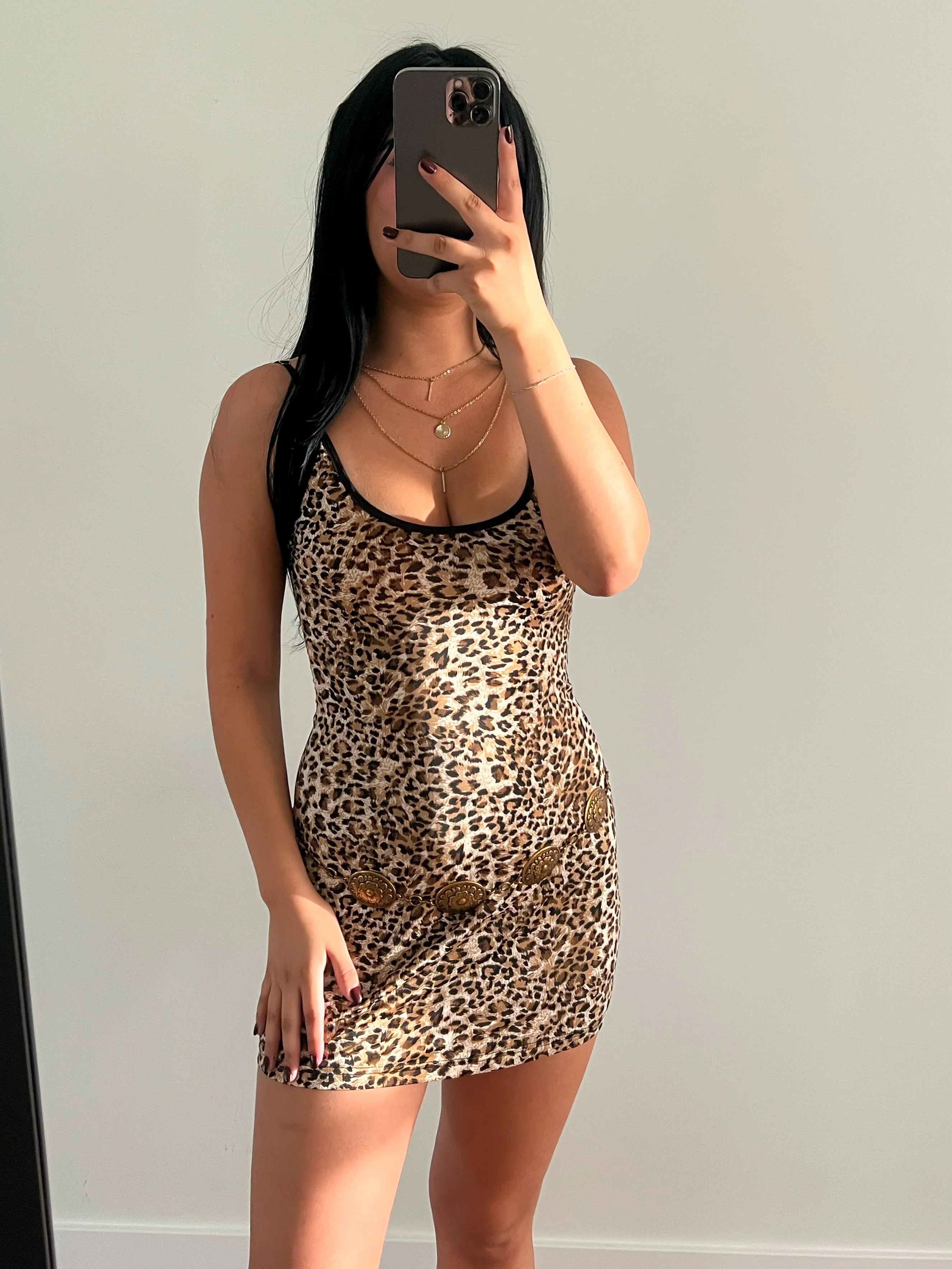 Monica Leopard Dress Small | Laura's Boutique, Inc