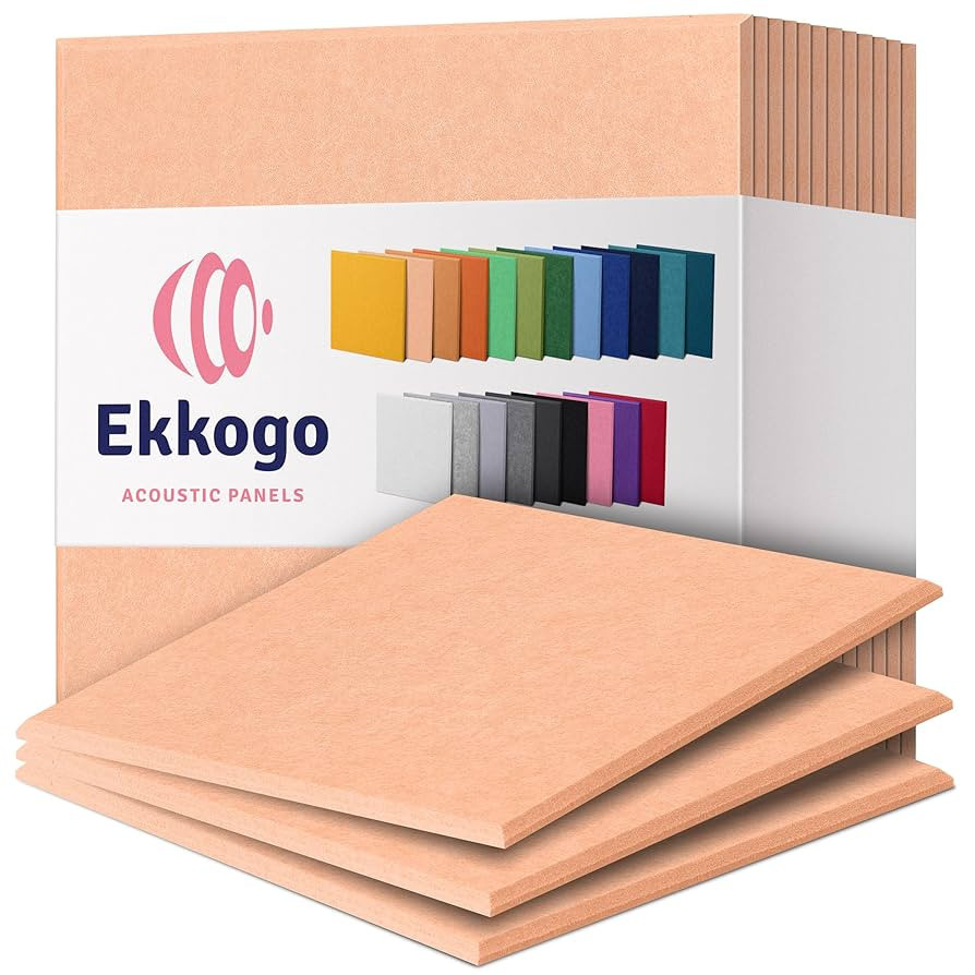 Acoustic Panels 12-Pack Soundproof Wall Panels 12"X12"X0.4" Sound Panels High Density Sound Dampe... | Amazon (US)