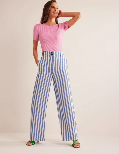 Highbury Linen Trousers | Boden (UK & IE)