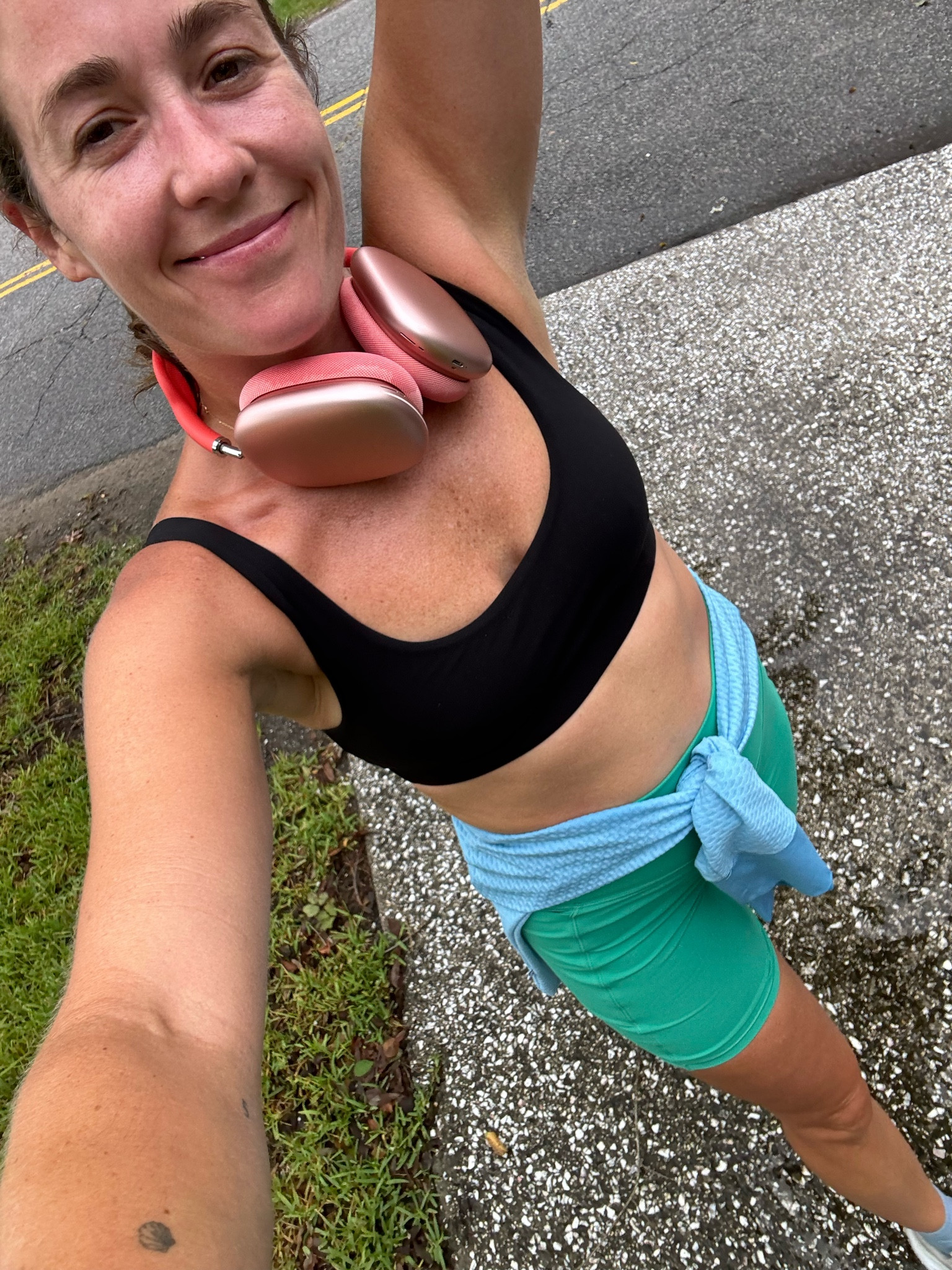 Addison bay, Vuori, and Apple getting me through a humid 3 mile run today! 

#LTKSeasonal #LTKFitness #LTKActive