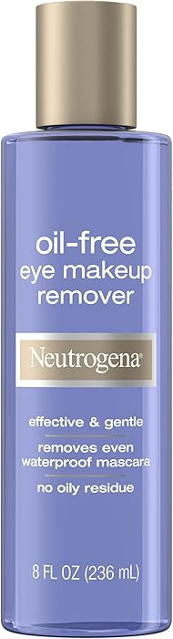 Neutrogena Gentle Oil-Free Eye Makeup Remover & Cleanser for Sensitive Eyes, Dissolves Waterproof... | Amazon (US)