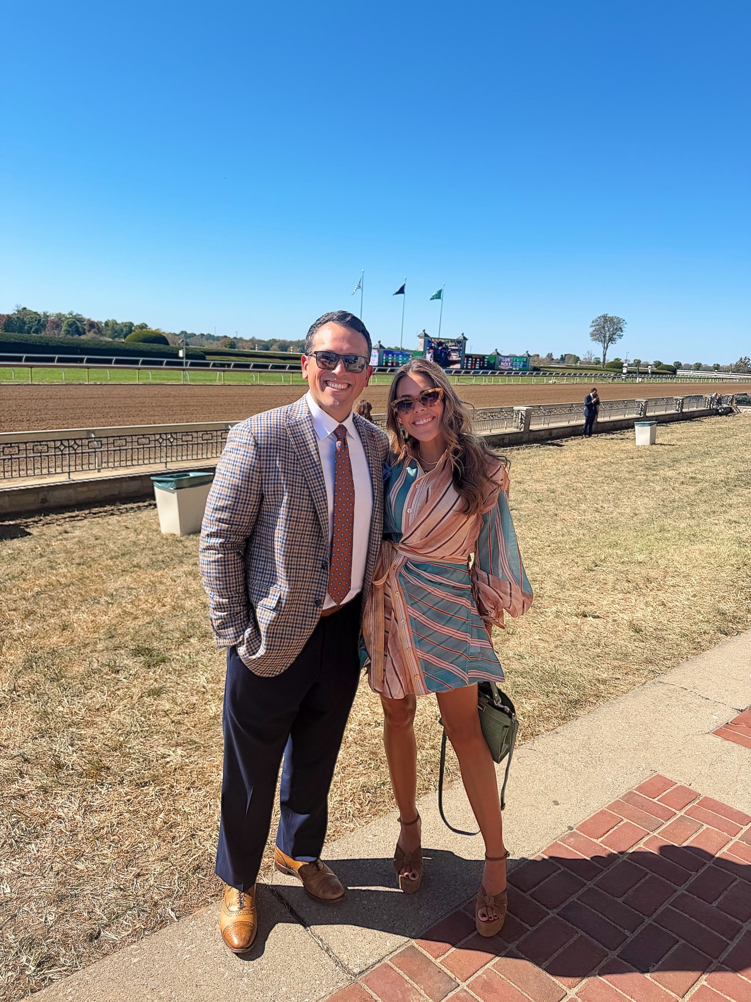 What I wore to Keeneland this week! I’m in a small
