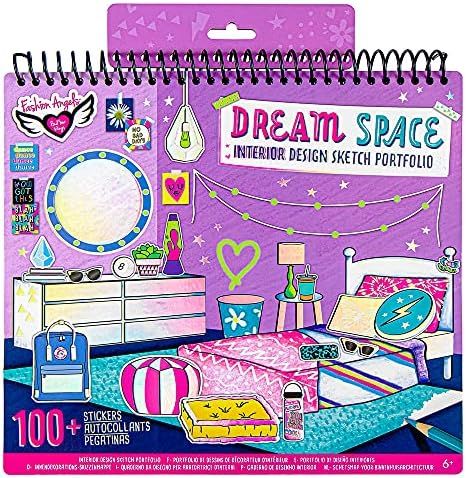 Fashion Angels Interior Design Sketch Portfolio 11510 Sketch Book for Beginners, Sketch Pad with ... | Amazon (US)