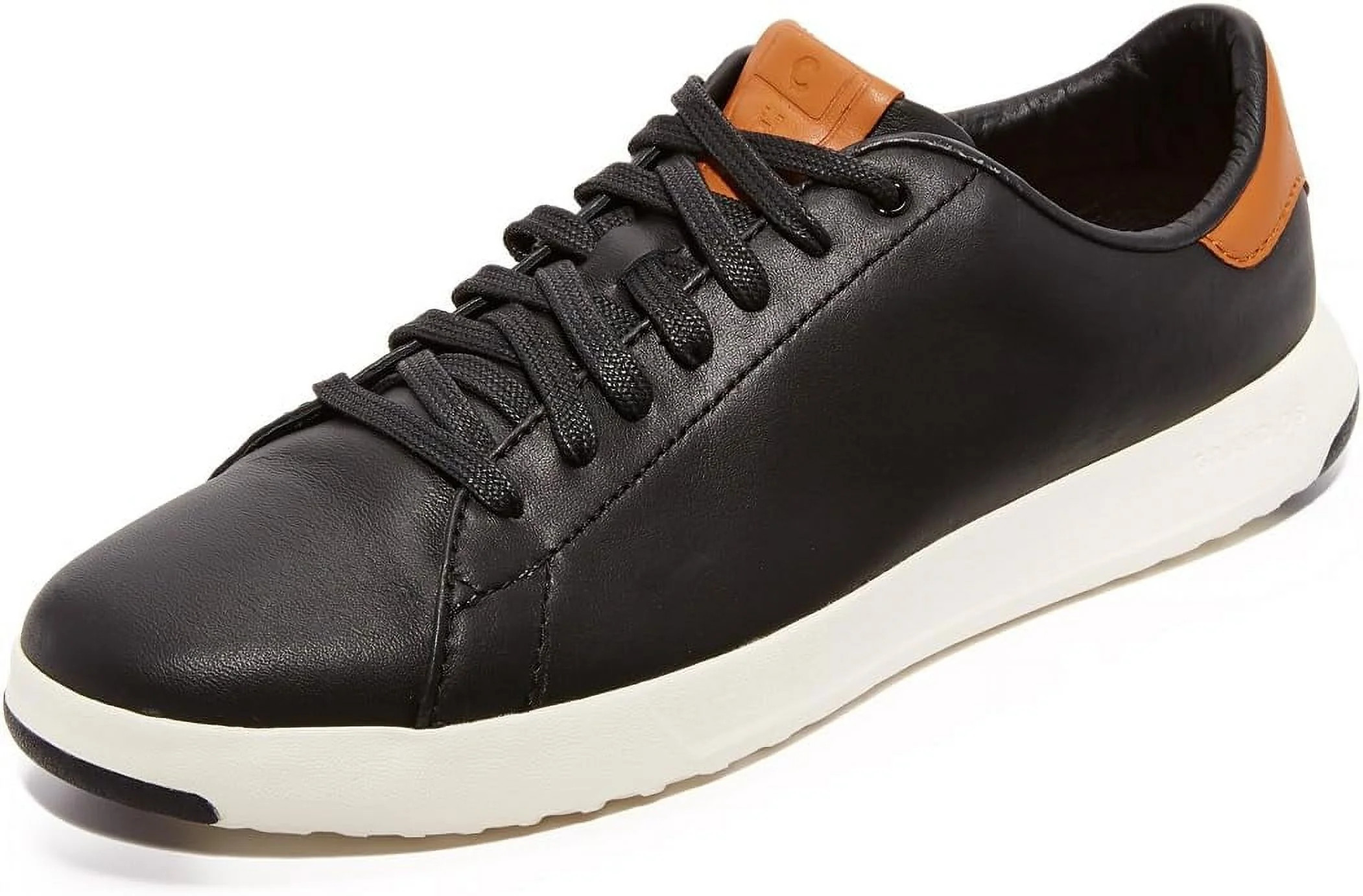 Cole Haan Men's GrandPro Tennis Fashion Sneaker (Black/British Tan, Size 10) | Walmart (US)