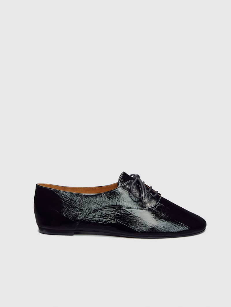 Reformation Buffy Oxford Black Eel 7.5 | Reformation (Global)