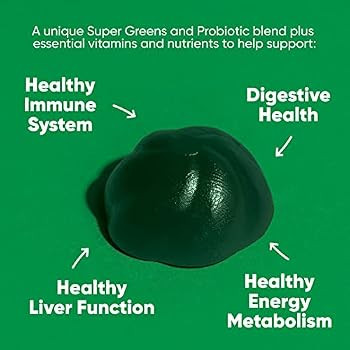 GOLI SUPERGREENS Vitamin Gummy - 60 Count - with Essential Vitamins and Minerals. Health from Wit... | Amazon (US)