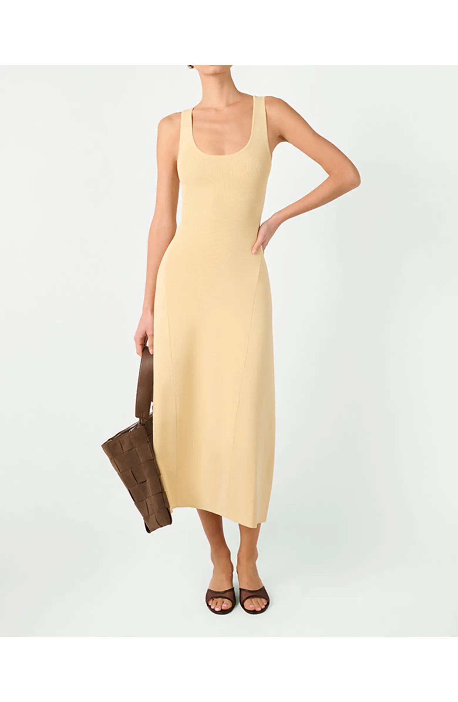 WeWoreWhat Scoop Neck Midi Dress | Nordstrom | Nordstrom