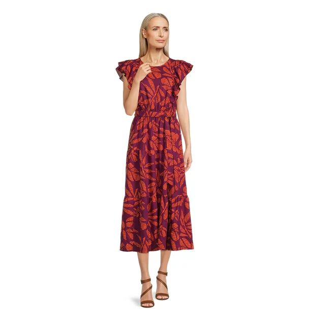 The Get Women's Tiered Ruffle Maxi Dress | Walmart (US)