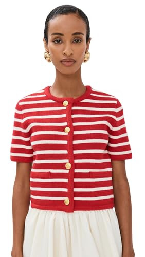 English Factory Women's Knit Striped Sweater Cardigan | Amazon (US)