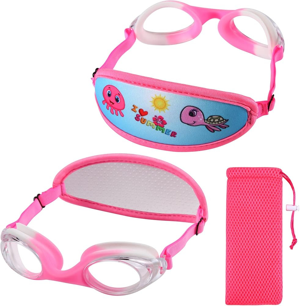 Kids Swim Goggles Age 2-6, Toddler Goggles No Hair Pull,Child Goggles Padded HeadBand | Amazon (US)