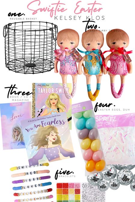 Taylor swift inspired Easter baskets lots from target and Amazon 

#LTKkids #LTKparties #LTKfindsunder50