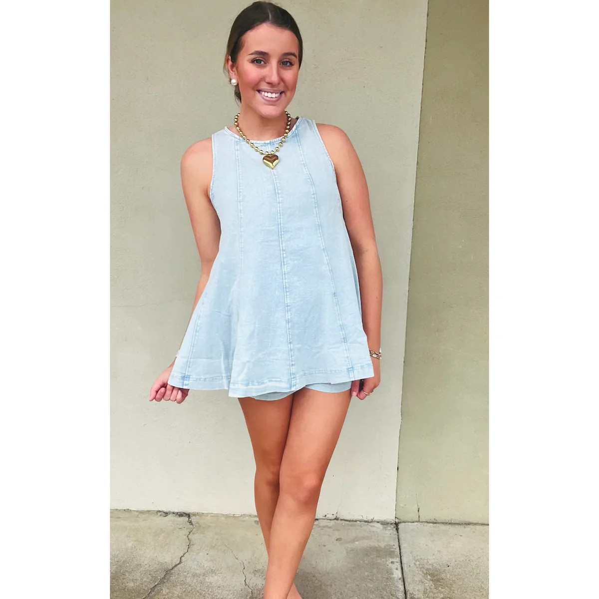 DENIM TOP & SHORTS SET | Southern Roots Clothing Co.
