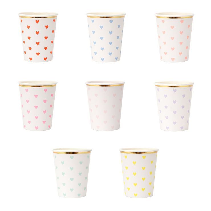 Meri Meri Party Palette Heart Cups | Target