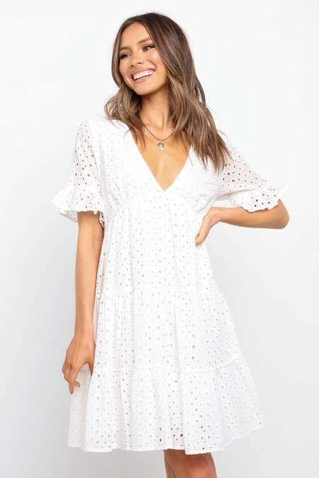 Keshi Dress - White | Petal & Pup (US)
