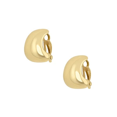 Triangle Hoop Clip On Earrings | Jennifer Miller Jewelry