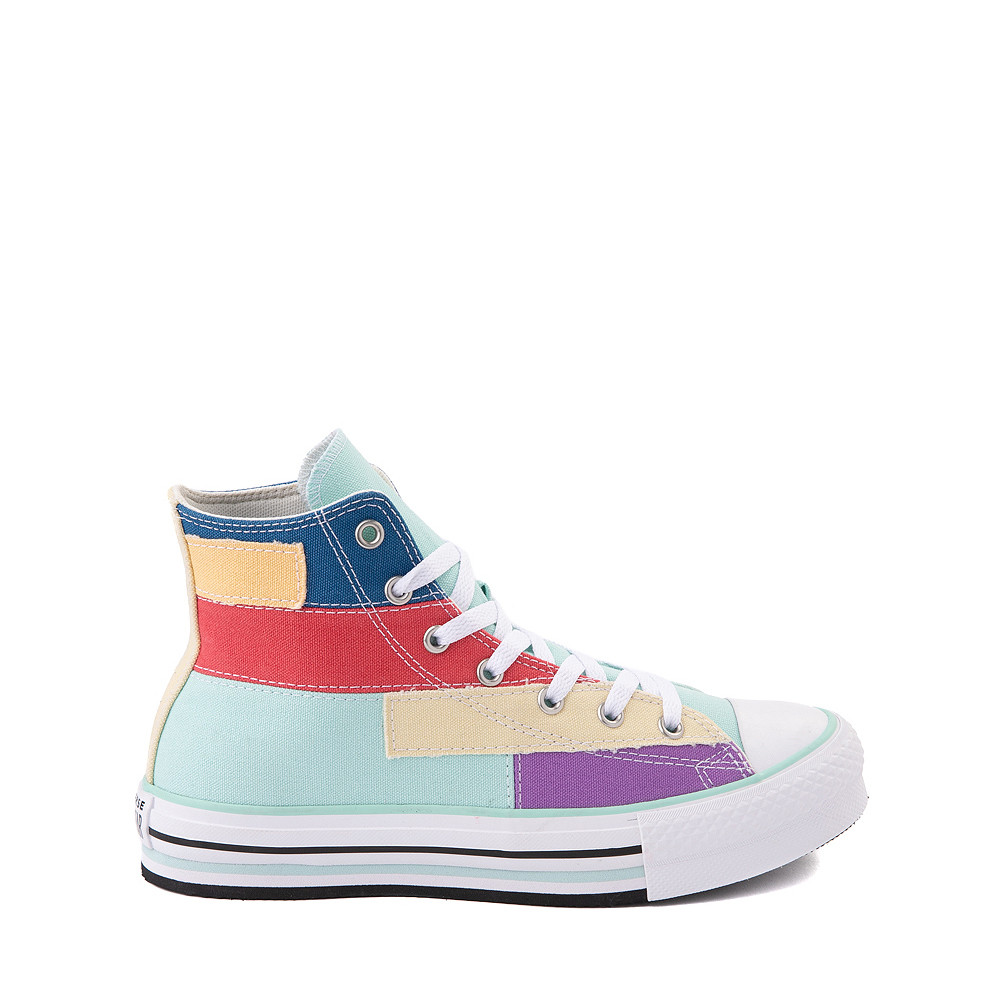 Converse Chuck Taylor All Star Lift Hi Sneaker - Big Kid - Patchwork Color-Block | Journeys