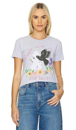 Prince World Tour 1985 Ringer Tee in Dawn | Revolve Clothing (Global)