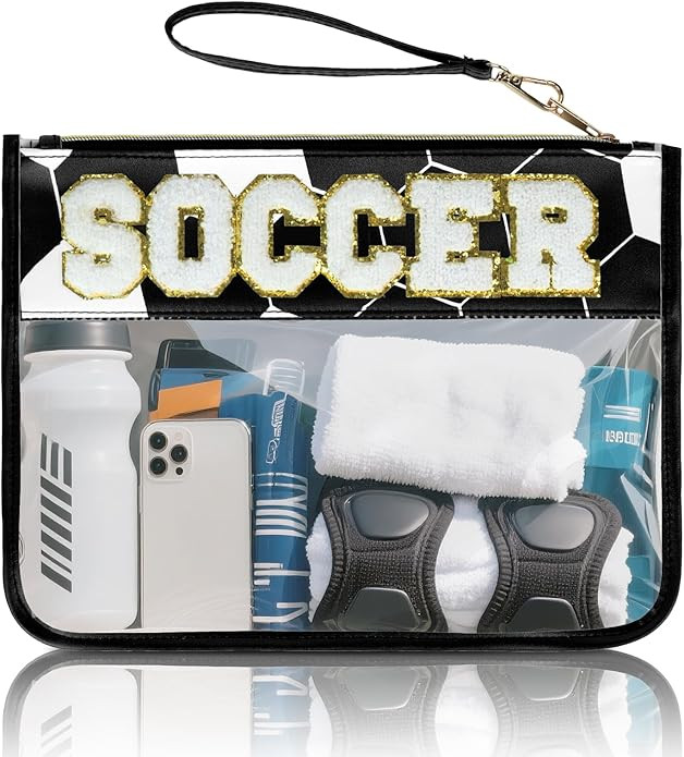 Baseball Gift Bags Baseballs Treat Bags Team Gifts Clear Chenille Letter Zipper Pouch Accessories... | Amazon (US)