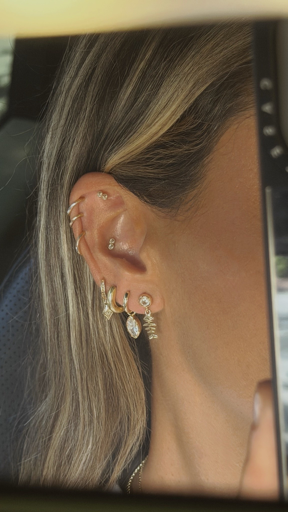 Recent Ear Stack ⚡️ Fish bone earrings are Miami-based Soletta: Branzino Earrings. Every piece of jewelry is handmade here in Miami!

#LTKdayinmylife