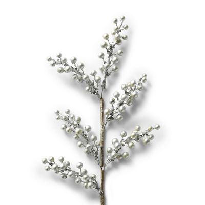 Metallic Berry Silver Stems | Frontgate | Frontgate