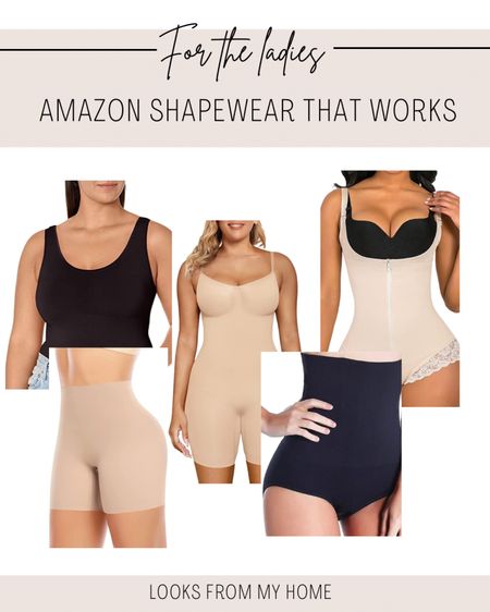 I reviewed the best of Amazon's viral shapewear and found the ones that actually work! All 5 of these pieces shaped and sculpted in all of the right places. 

I got a small in all pieces (but should have got a medium in the shorts.) For reference, I'm normally a size 4, 34D and just under 5'8". 

#amazonfashion #shaprewear

#LTKstyletip