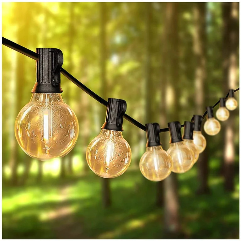 DAYBETTER 100ft Outdoor String Lights for Outside, G40 Warm White Patio Lights with 50 Edison Vin... | Walmart (CA)