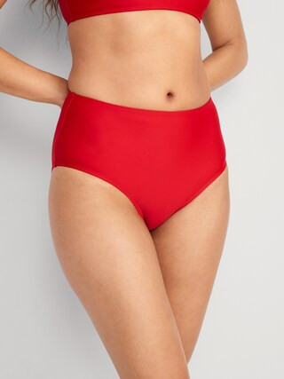 High-Waisted Bikini Swim Bottoms for Women | Old Navy (US)