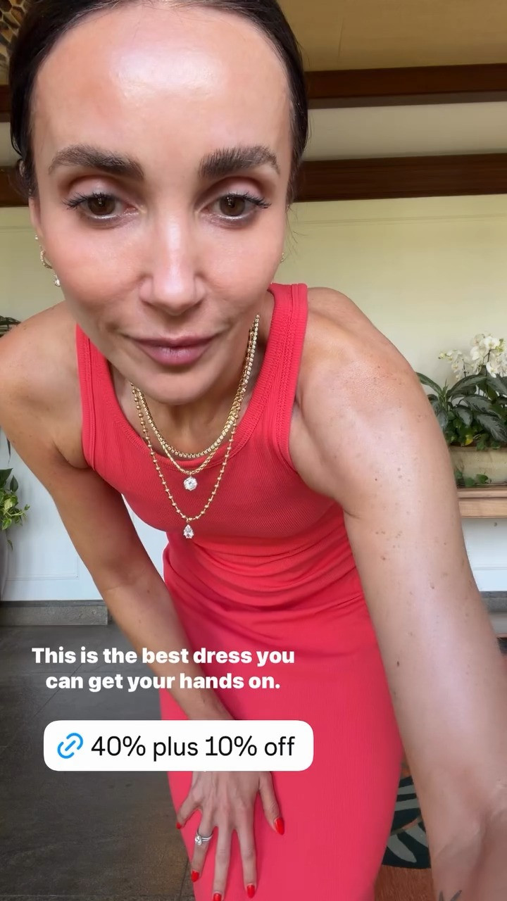 Athleta sale, 20%-40% off + extra 10% off. I'm wearing size XS in dress. 

Turn heads in this flattering red maxi dress that's perfect for vacations, weddings, and summer nights.

red maxi dress, vacation dress, wedding guest dress, summer evening outfit, resort wear, tropical vacation look, beach dinner outfit, sleeveless maxi dress, summer occasion dress, elegant vacation style

#LTKSaleAlert