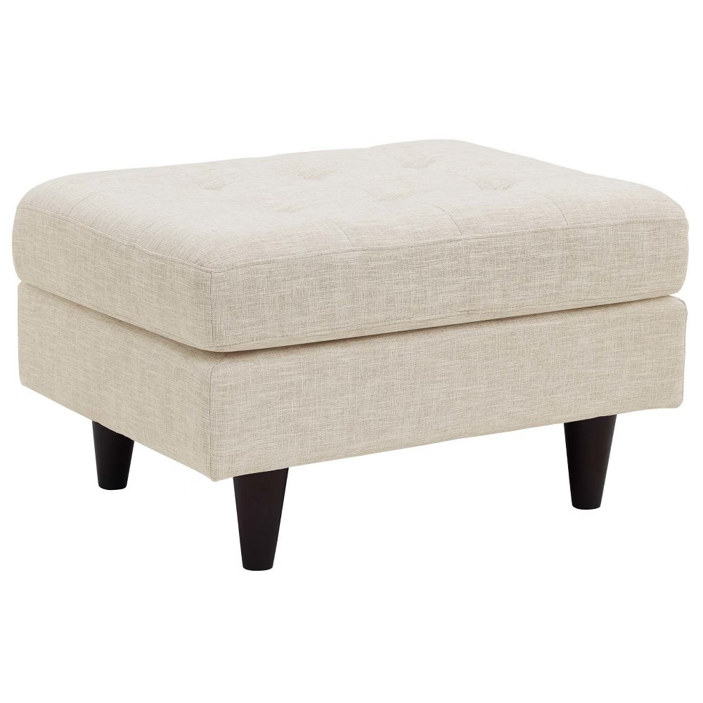 Empress Upholstered Ottoman Beige - Modway | Target