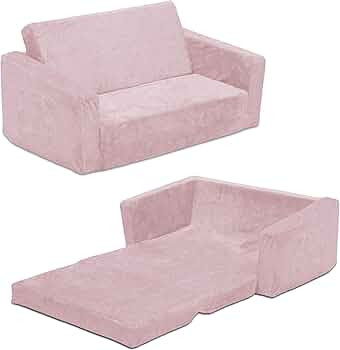 Delta Children Serta Perfect Sleeper Extra Wide Convertible Sofa to Lounger, Comfy 2-in-1 Flip Op... | Amazon (US)
