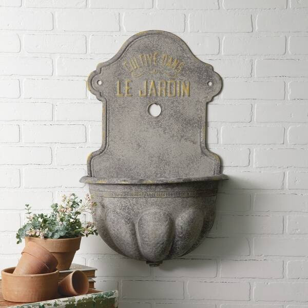 Château Cascade Wall Water Fountain Planter - 18''W x 9½''D x 28''H | Bed Bath & Beyond