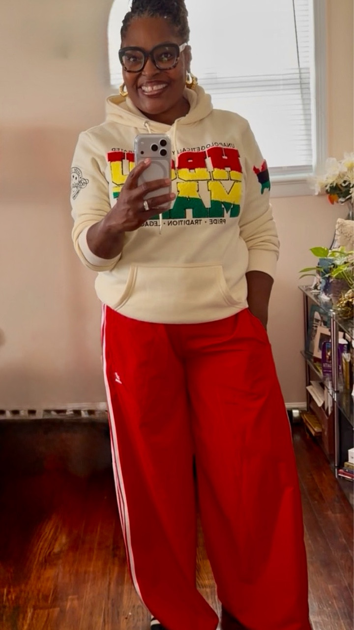 Girl what are you wearing today?
Thanksgiving weekend edition! I needed a cute and comfortable going to the dinner room to eat outfit and of course this outfit achieved that goal. #fyp:viral@tiktok #OOTD #styleinspo #winterfashion #comfortableoutfit
Sweatshirt @Collegiateluxe
Pants and shoes@adidas
Jewerly @J.Crew
Glasses @Warby Parker

https://www.shopltk.com/explore/tooluvfashionisha?utm_campaign=creator_shop_share_template_flow&utm_source=ioscreatorapp
Comment below if you want the links to any of these items or shop my LTK

#LTKdayinmylife #LTKMidsize #LTKHoliday