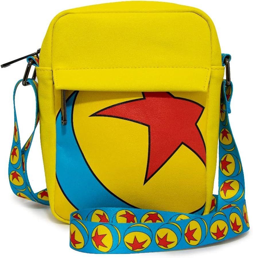 Buckle Down Disney Bag, Cross Body, Pixar Luxo Ball Yellow Blue Red, Vegan Leather | Amazon (US)