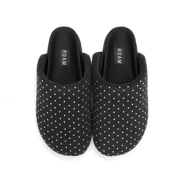 ROAM TERRY STUDDY CLOG BLACK TERRY FLEECE | ROAM