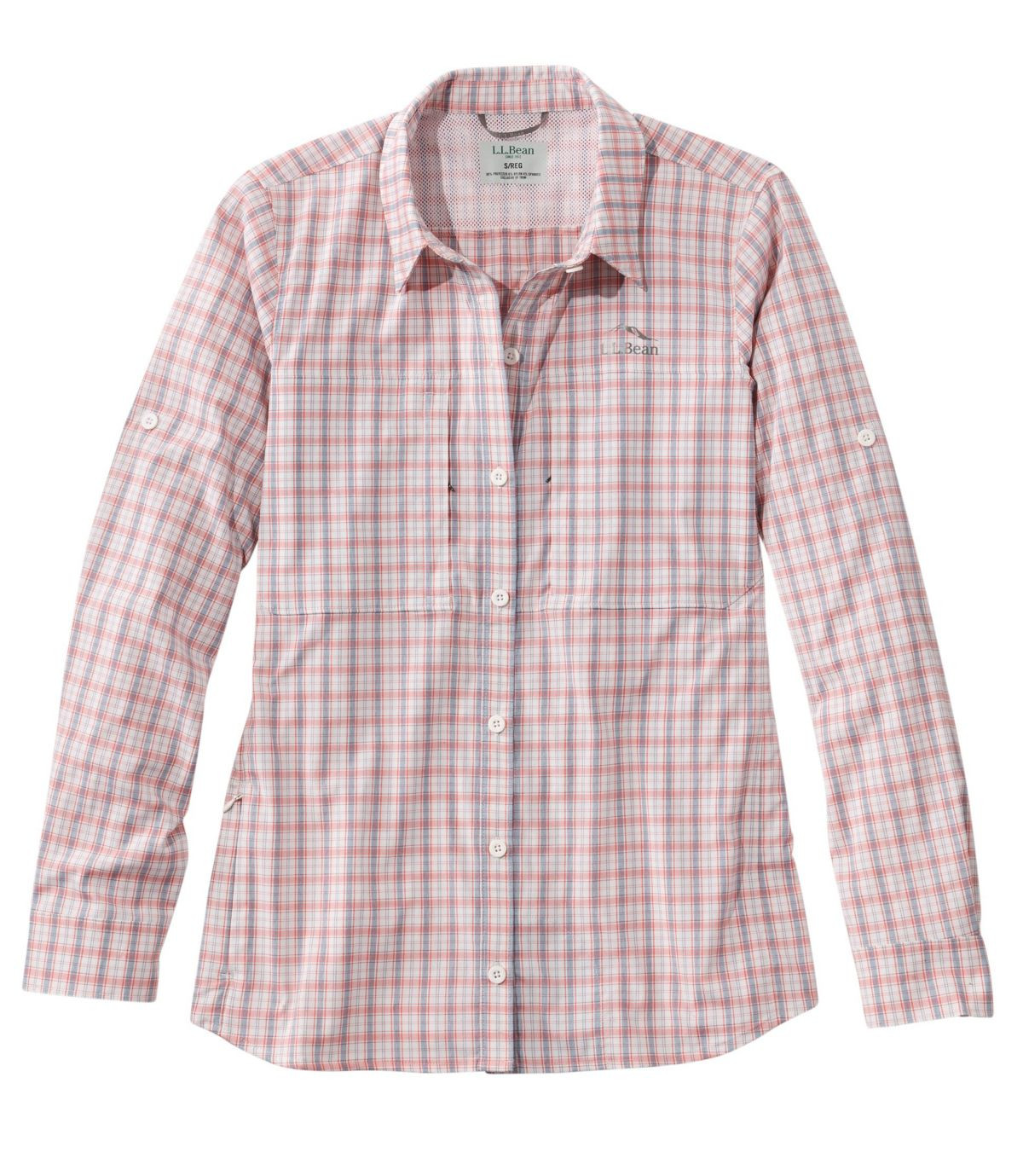 Women's Tropicwear Pro Stretch Shirt, Long-Sleeve Plaid | L.L. Bean